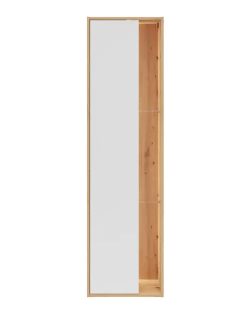 Estantería Gap 52 cm con puertas y 3 estantes roble artisan/blanco