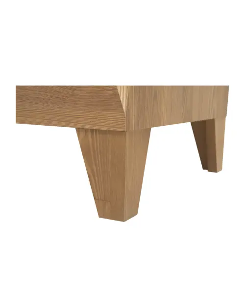 Cómoda Bergen 72 cm con 4 cajones alerce sibiu dorado