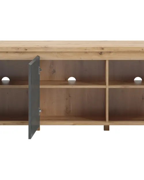 Mueble RTV  Larios 143 cm 3 puertas roble artisan/matera