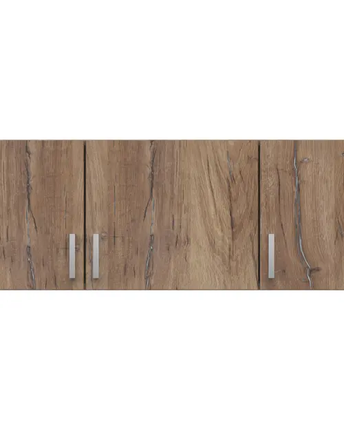 Nadstawka do szafy Brando 136 cm z 3 drzwiami dąb flagstaff ciemny