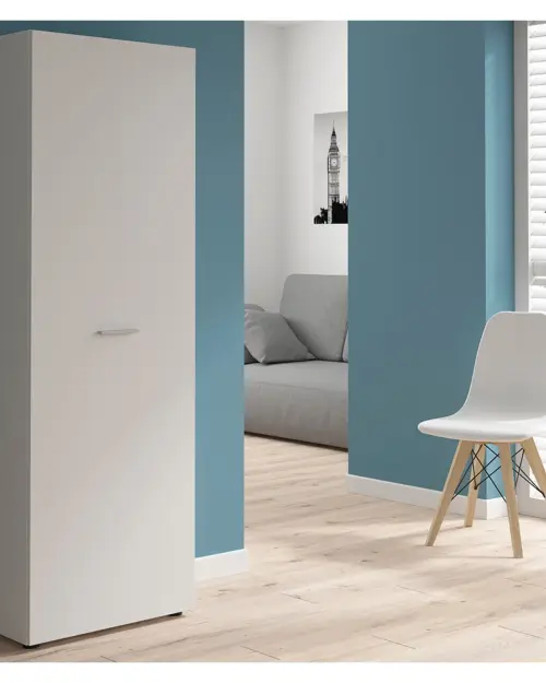 Estantería Neno 60 cm con puertas blanca