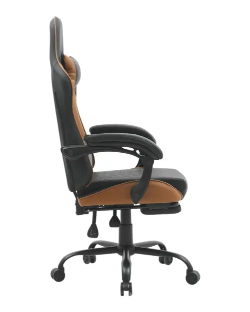 Silla gaming G-Turbo con cojines negro-marrón