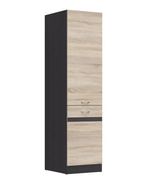 Szafka kuchenna dolna Junona Line 50 cm wysoka prawa dąb sonoma