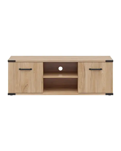 Mueble RTV Lara 150 cm con 2 puertas y estante fresno belarus