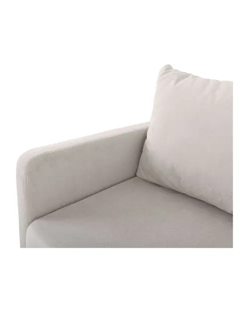 Sofá rinconera universal Imros convertible con arcón taupe