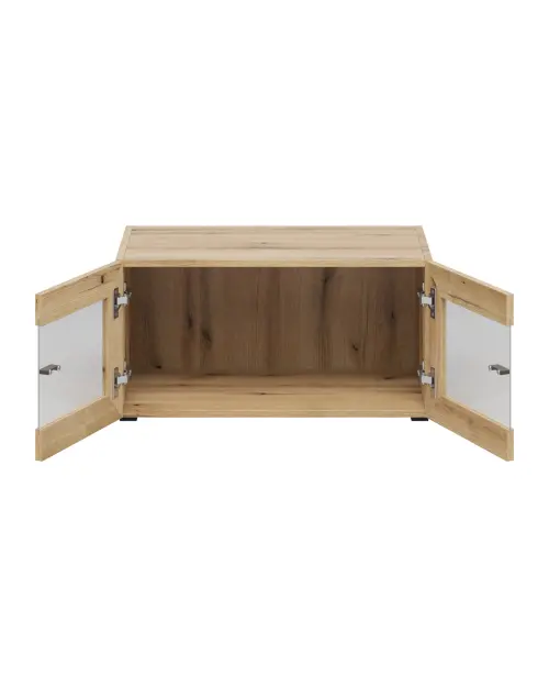 Vitrina System 64 con 2 puertas roble coast evoke