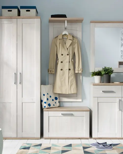 Cómoda Romance 96 cm con 2 puertas y 2 cajones alerce sibiu claro