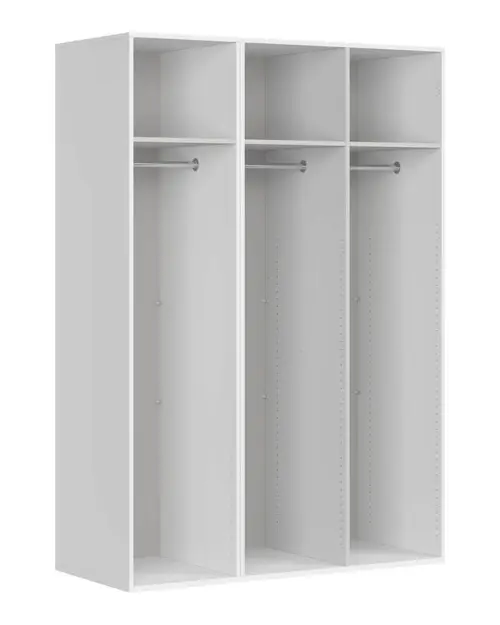 Modular wardrobe Flex 150 cm with doors white