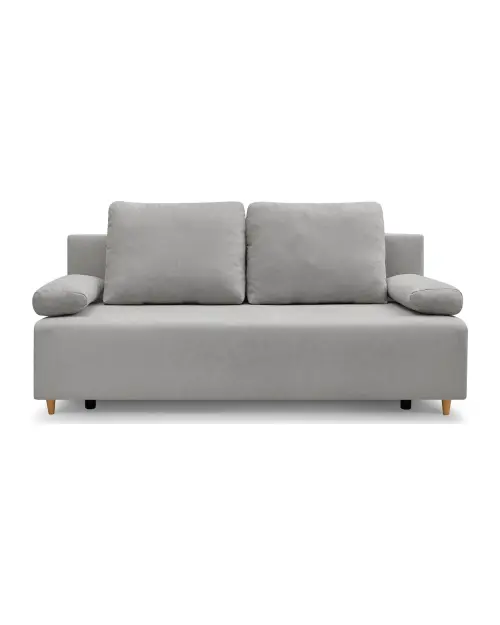 Three-seater sofa Sun with sleeping function and storage grey
