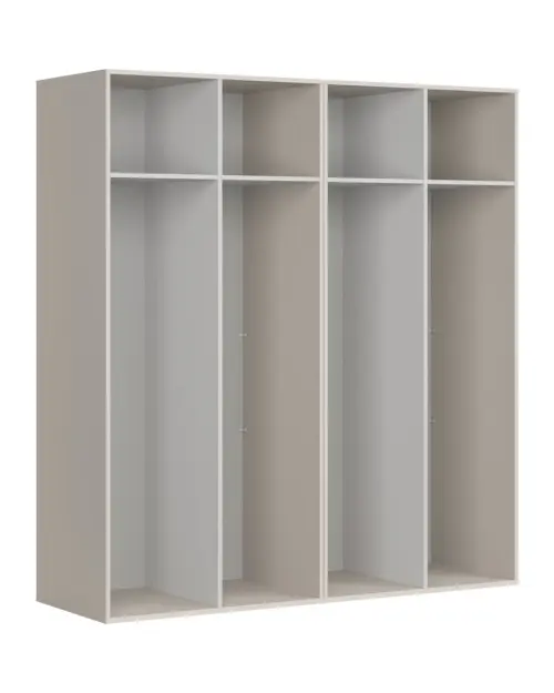 Шафа чотиридверна Flex 200 см кашемір