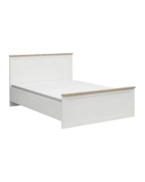 Cama Loksa A 160x200 pino andersen blanco