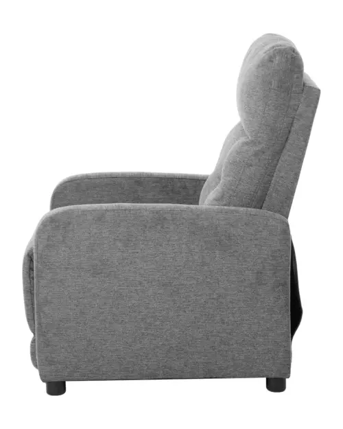 Tradycyjny fotel Monti z funkcją relax, jasnoszary