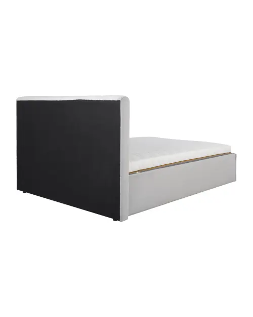 Cama tapizada Lones 160x200 gris