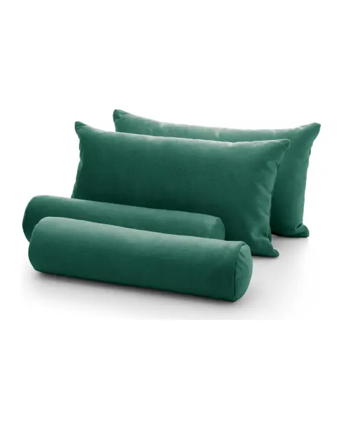 Zestaw zielonych poduszek do łóżka Joy