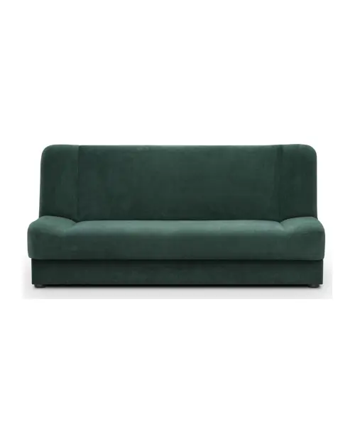 Three-seater sofa bed Lami with storage green