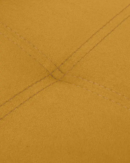 Two-seater sofa bed Bunio III with storage yellow