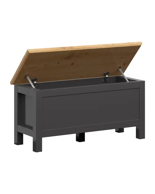 Baúl Hesen 47x100 cm grafito