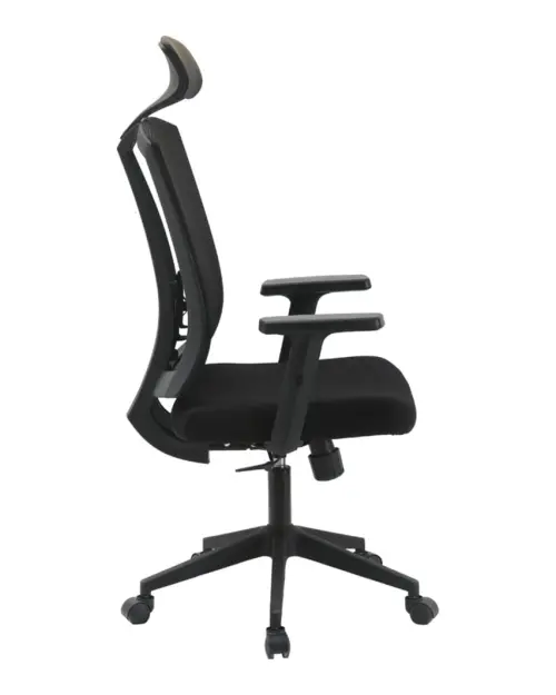 Silla giratoria Nao negra