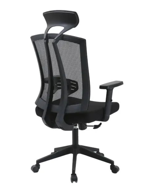 Silla giratoria Nao negra