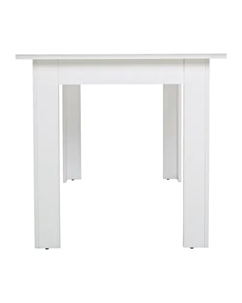 Rectangular table STO/138 BIS 137x80 alpine white