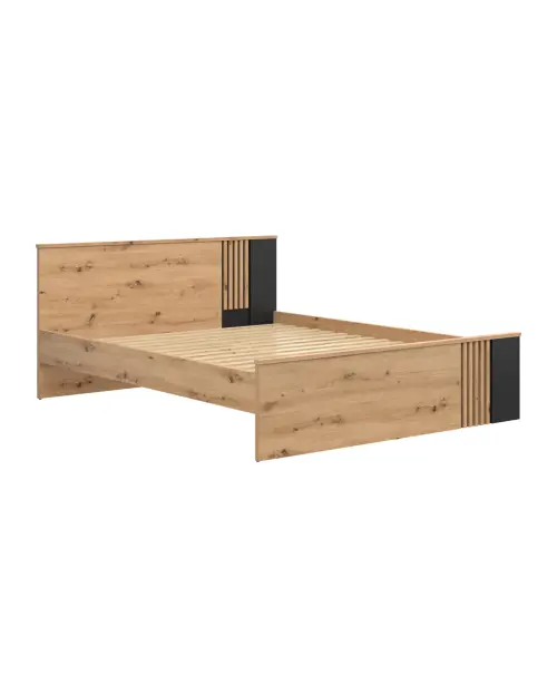 Cama Vabres 160x200 roble artisan lamas