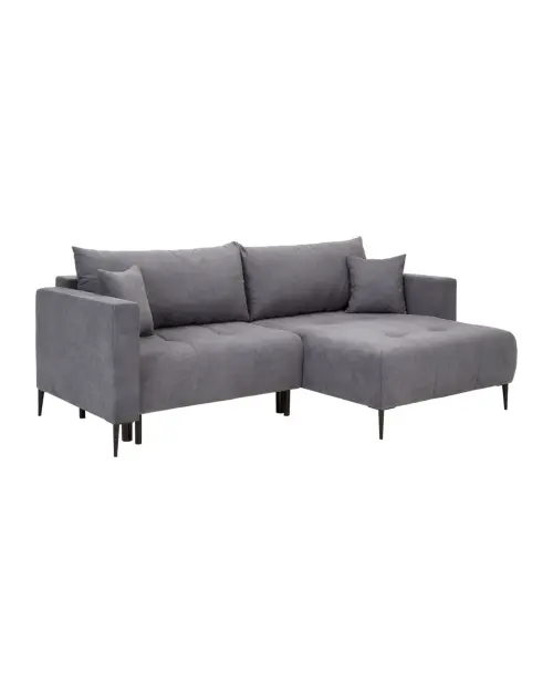 Narożnik uniwersalny Ponty rozkładany z pojemnikiem, ciemnoszary