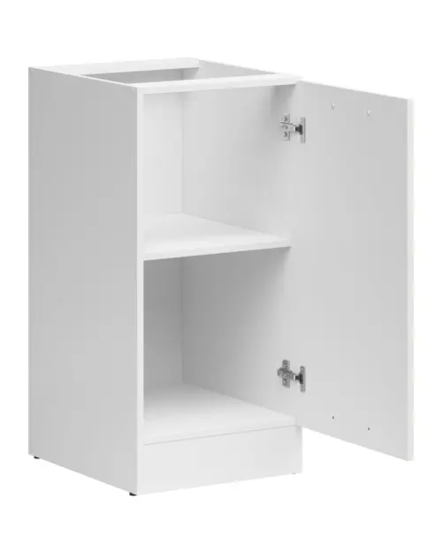 Armario de cocina bajo Junona Line 40 cm derecha brillo tiza