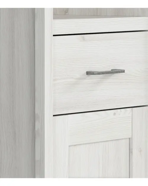 Estantería Luca Juzi 60 cm con 1 puerta, cajón y 3 estantes alerce sibiu claro