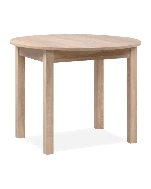 Mesa redonda extensible Coburg 100-140/x76 roble sonoma