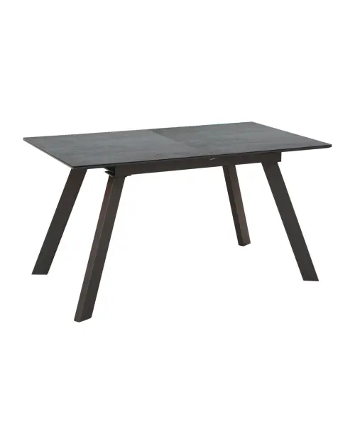 Mesa extensible Heiko 140-180x80 gris-negro