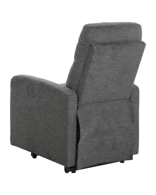 Traditional Grand armchair with relax function grey