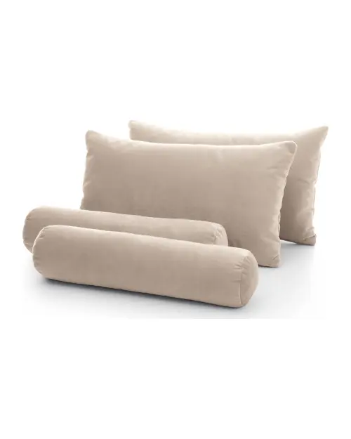 Zestaw poduszek do łóżka Reve beżowy