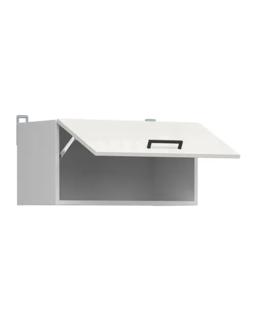 Armario de cocina superior Junona Line 60 cm abatible brillo tiza