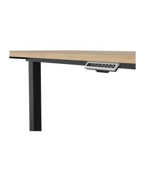 Escritorio Space Office 140 cm con regulación eléctrica roble artisan