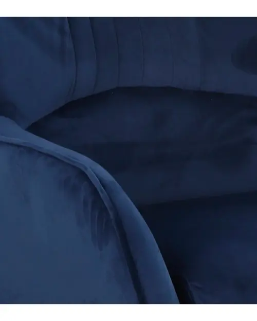 Wingback chair Samon navy blue