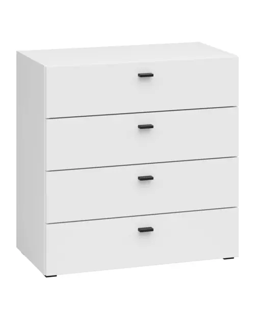 Cómoda System 64 con 4 cajones blanca