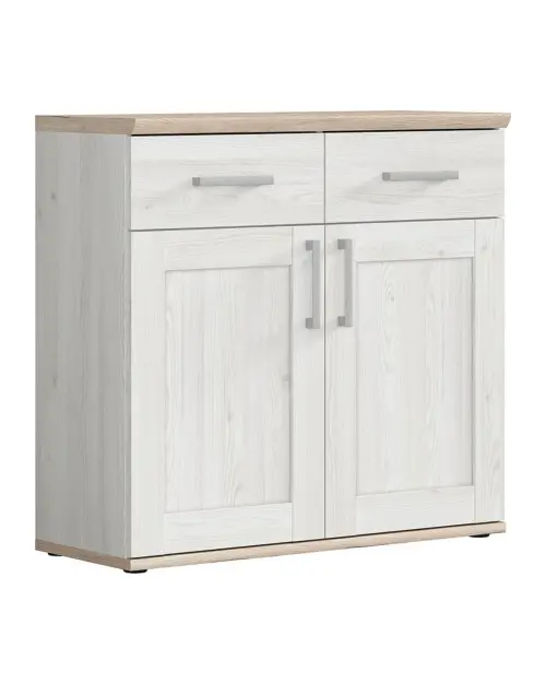 Cómoda Romance 96 cm con 2 puertas y 2 cajones alerce sibiu claro