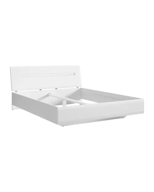 Cama Azteca Trio 160x200 blanco brillo