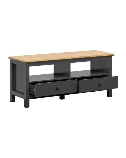 Mueble RTV Hesen 137 cm con 2 cajones grafito