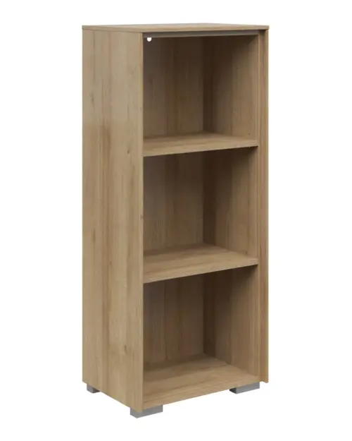 Estantería Nevada 43 cm con 2 estantes roble riviera