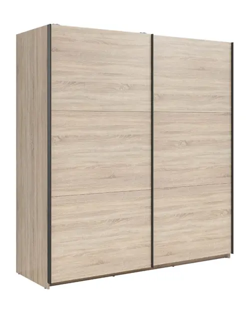 Armario de puertas correderas Tetrix 183 cm roble sonoma