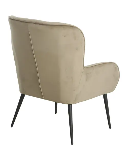 Sillón orejero Samon beige