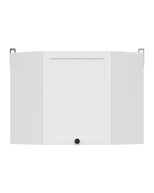 Armario de cocina superior Junona Line 60 cm de esquina izquierdo/derecho blanco