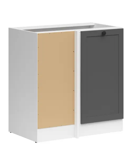 Szafka kuchenna dolna narożna Junona Line lewa grafit do narożnika 100x60 cm