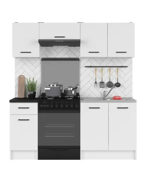 Kitchen set Sara Line 180 cm white