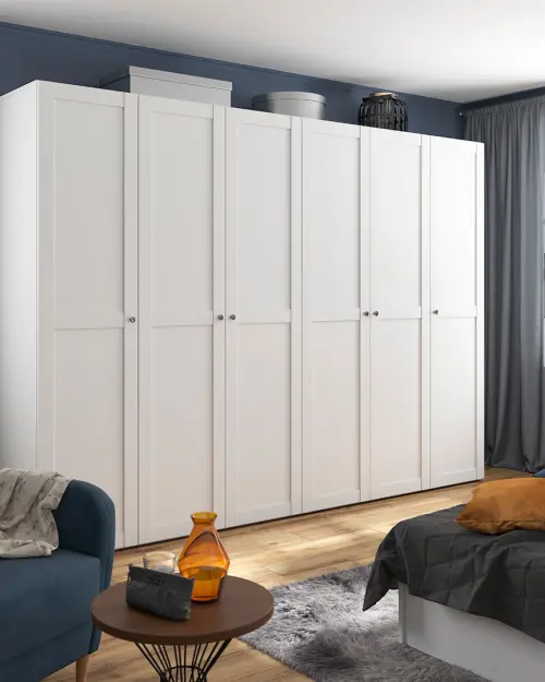 Modular cabinet Flex 200 cm with doors white