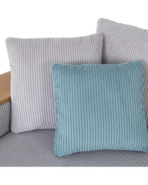 Sofá de tres plazas Peter cama con arcón de pana gris