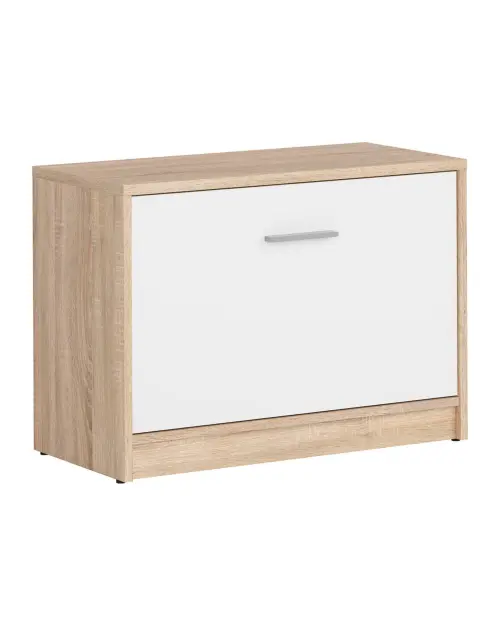 Zapatero Nepo Plus 70 cm roble sonoma/blanco
