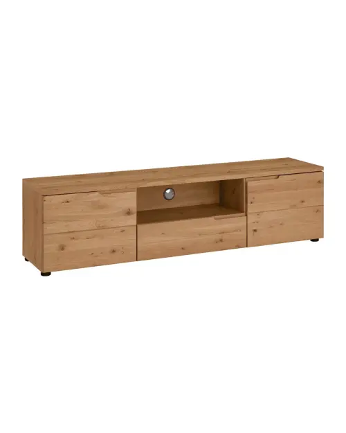 Mueble RTV Spice 165 cm con 2 puertas y un cajón roble natural