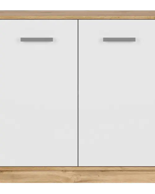 Тумба Matos 80 см двухдверная дуб вотан/белый